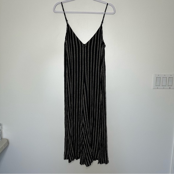 Billabong Wide leg Jumpsuit Small Black White - Picture 2 of 10
